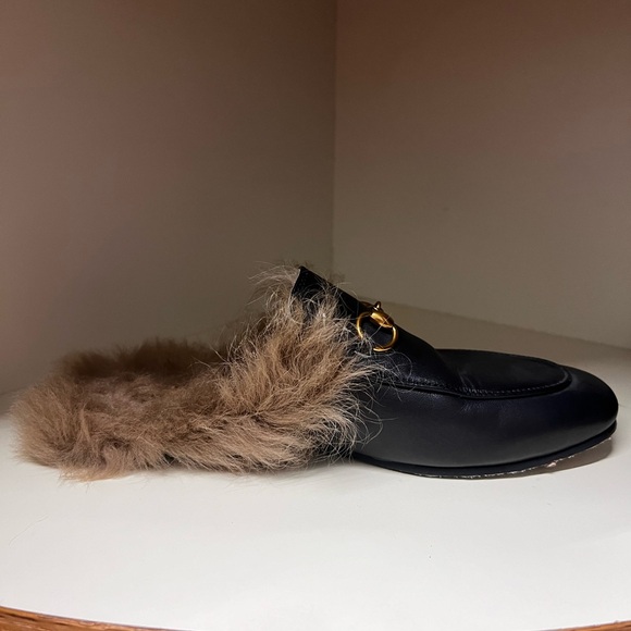 Gucci PRINCETOWN LEATHER FLATS size WOMENS 38 - Picture 9 of 10